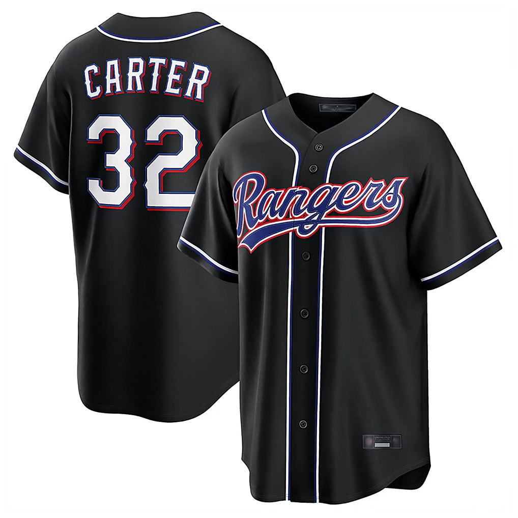 T.Rangers #32 Evan Carter Player Black 2026 Out Fashion Replica Hdoa Stitched Jerseys