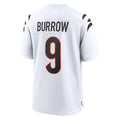 C.Bengals #9 Joe Burrow Player White Home Game Hdoa Stitched Jerseys