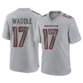 D.Broncos #17 Jaylen Waddle Player Gray Atmosphere Fashion Limited Game Hdoa Stitched Jerseys