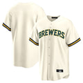 M.Brewers ## Brewers Blank Player Cream Home Game Hdoa Stitched Jerseys