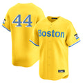 B.Red Sox #44 Aroldis Chapman Player Yellow Limited Home Game Hdoa Stitched Jerseys