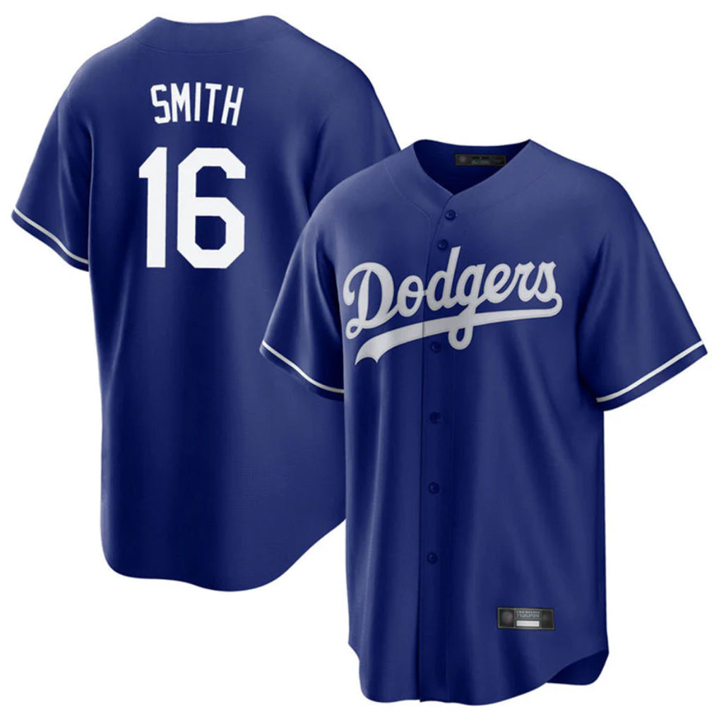 LA.Dodgers #16 Will Smith Player Royal Game Hdoa Stitched Jerseys