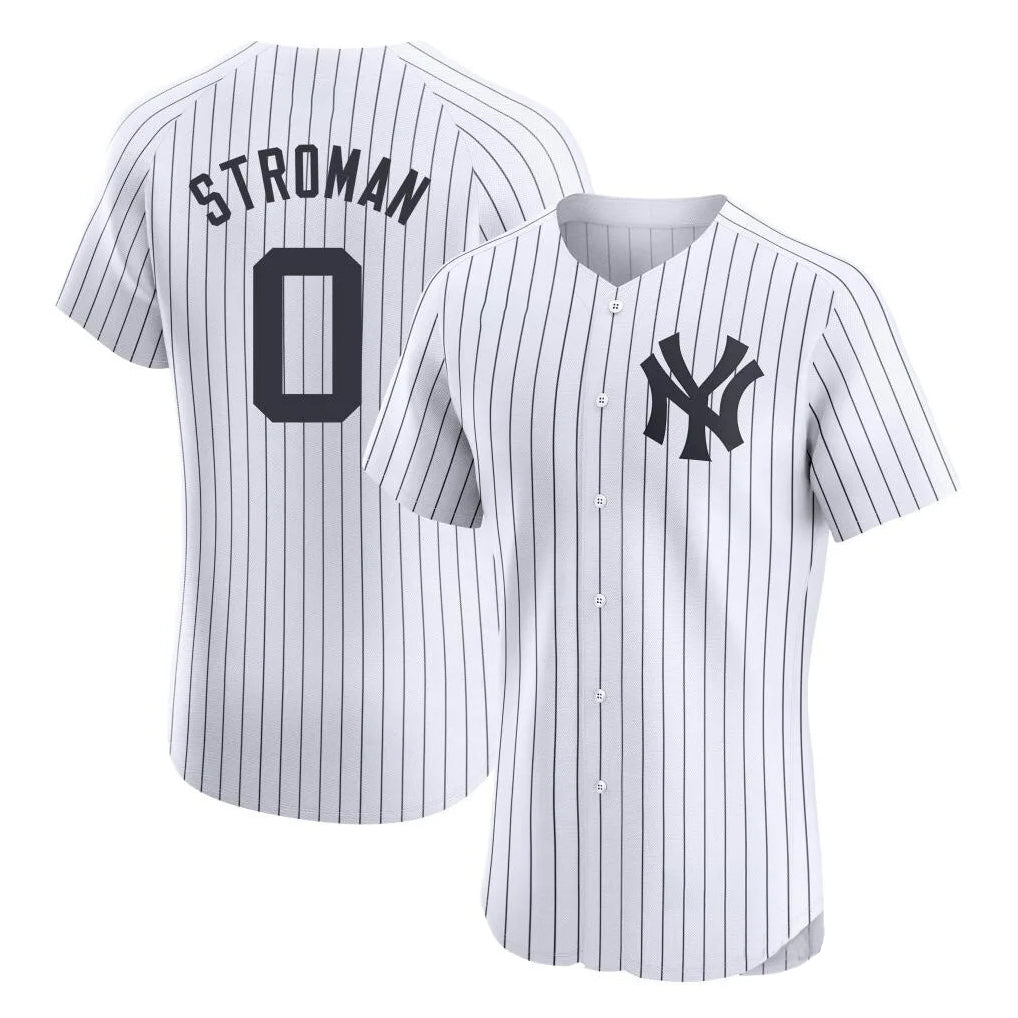 NY.Yankees #0 Marcus Stroman Player White Limited Elite Home Hdoa Stitched Jerseys