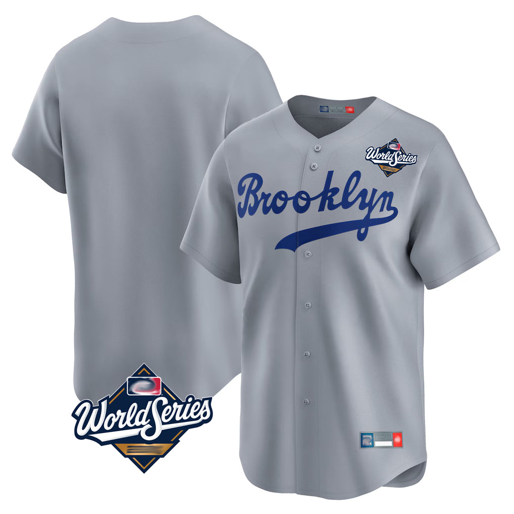LA.Dodgers ## Dodgers Blank Player Gray Game Limited Home World Series Hdoa Stitched Jerseys