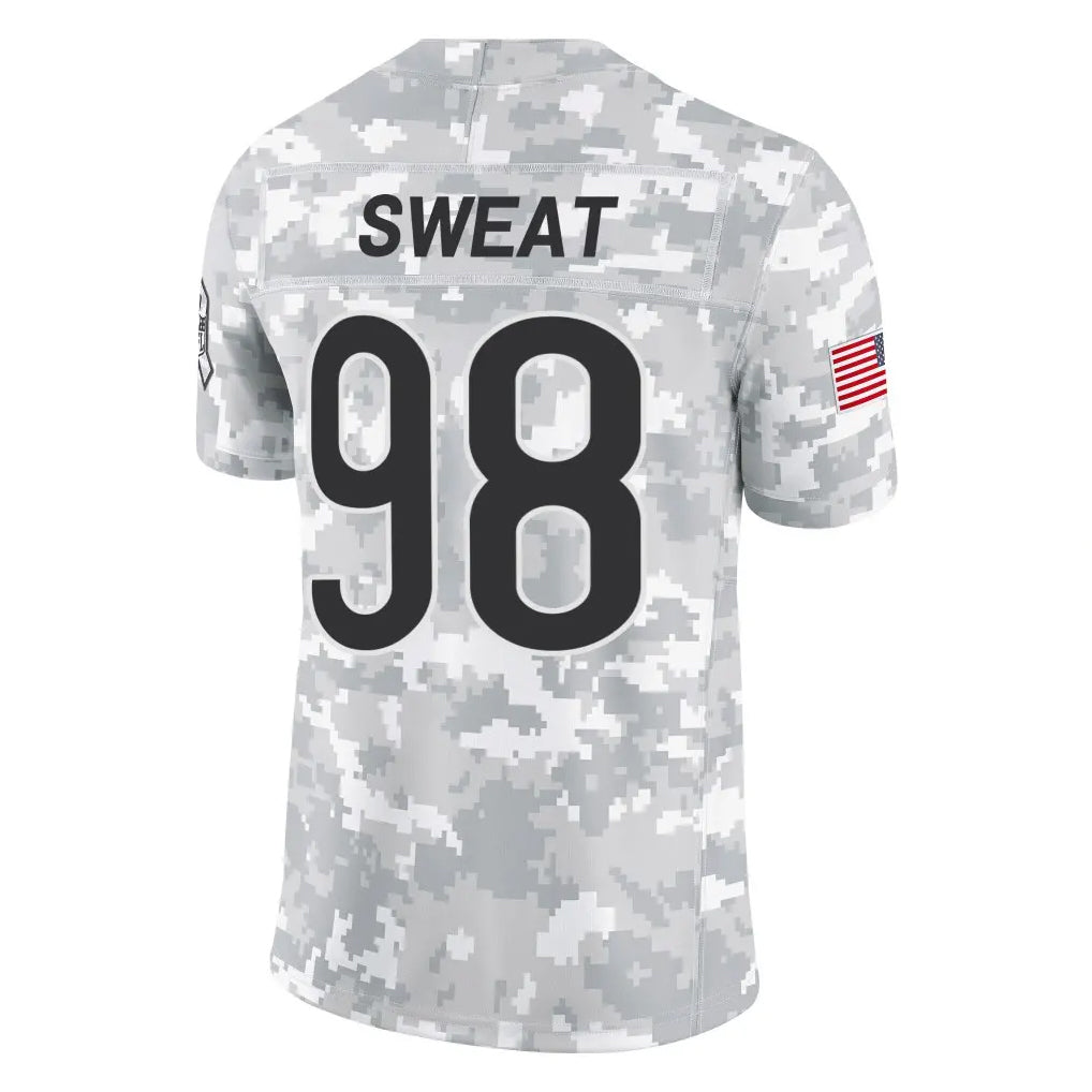 C.Bears #98 Montez Sweat Player Arctic Camo Salute to Service Limited Hdoa Stitched Jerseys