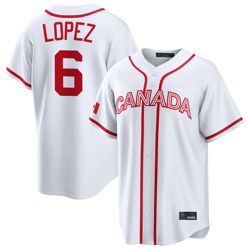 M.Marlins #6 Otto Lopez Player White 2026 World Classic Home Pick-A-Player Hdoa Stitched Jerseys