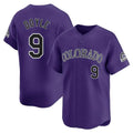 C.Rockies #9 Brenton Doyle Player Purple Limited Home Hdoa Stitched Jerseys