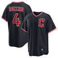 C.Guardians #4 Brayan Rocchio Player Navy Home Game Hdoa Stitched Jerseys