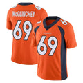 D.Broncos #69 Mike McGlinchey Player Orange Color Vapor Untouchable Limited Game Hdoa Stitched Jerseys