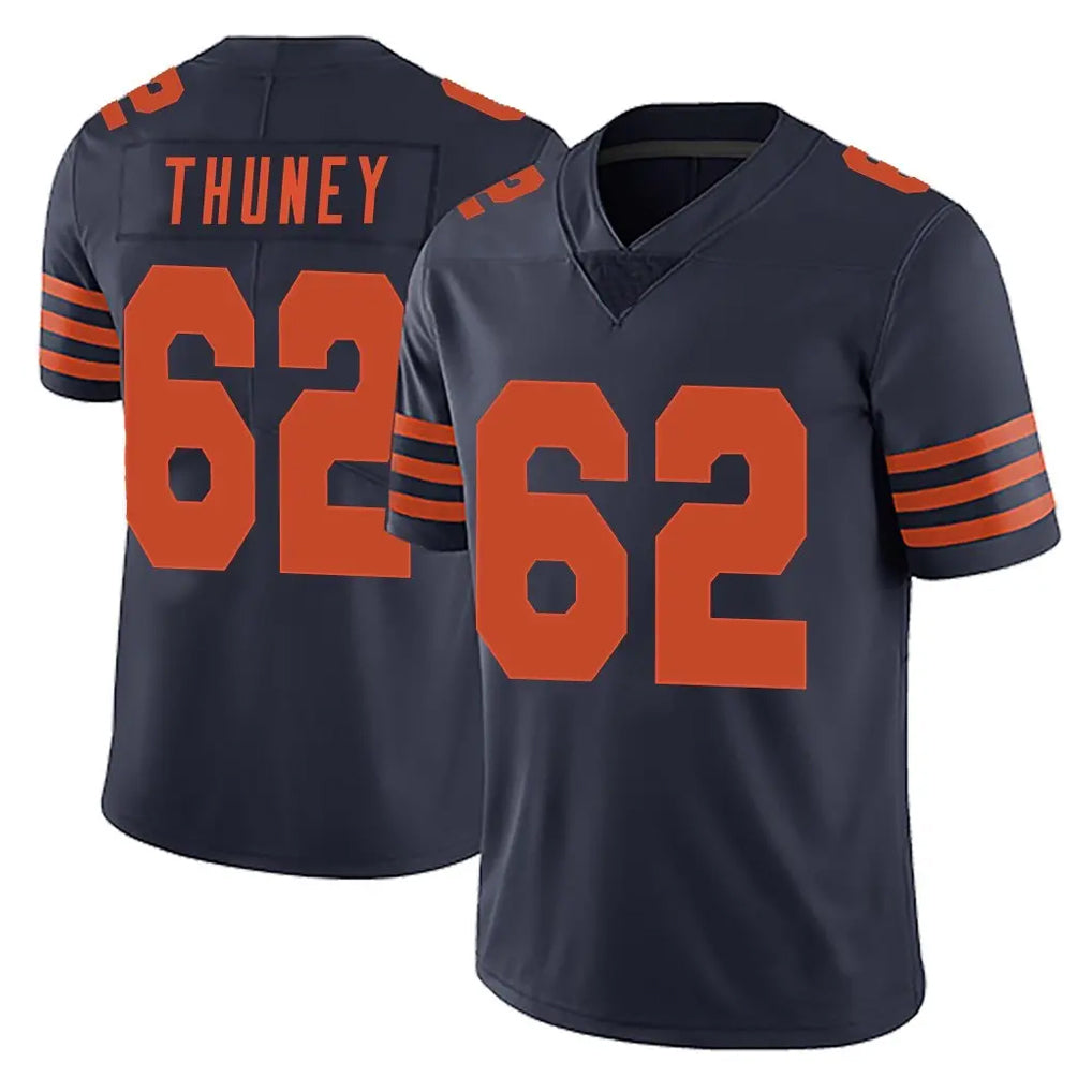 C.Bears #62 Joe Thuney Player Navy Blue Alternate Vapor Untouchable Limited Hdoa Stitched Jerseys