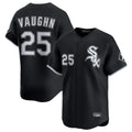 C.White Sox #25 Andrew Vaughn Player Black Limited Home Hdoa Stitched Jerseys