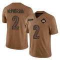 C.Bengals #2 Evan McPherson Player Brown Salute to Service Limited Hdoa Stitched Jerseys