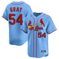 St. Louis Cardinals #54 Sonny Gray Player Light Blue Home Limited Hdoa Stitched Jerseys