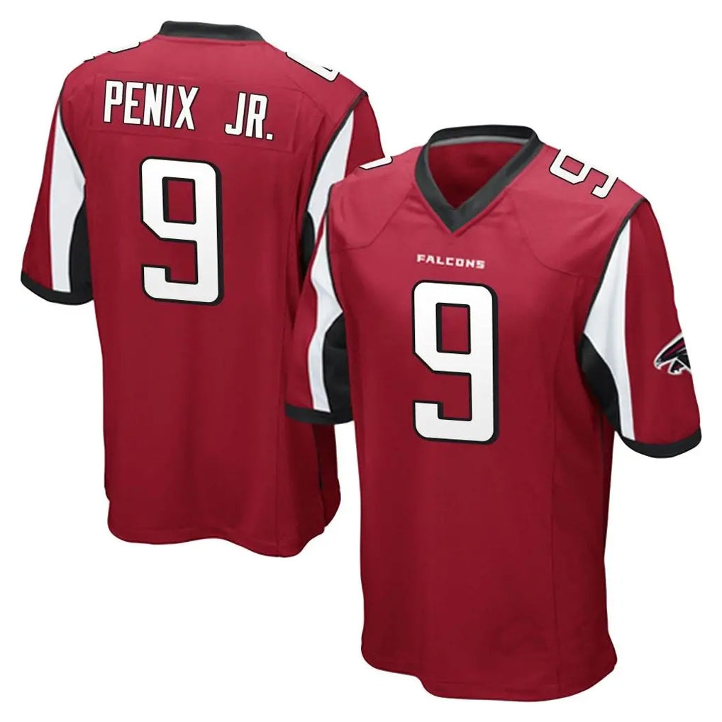 A.Falcons #9 Michael Penix Jr. Player Red Color Vapor Home Game Hdoa Stitched Jerseys