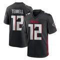 A.Falcons #12 Avieon Terrell Player Black Home Game Hdoa Stitched Jerseys