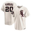C.White Sox #20 Miguel Vargas Player Cream Cooperstown Collection Limited Home Hdoa Stitched Jerseys