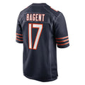 C.Bears #17 Tyson Bagent Player Navy Home Game Hdoa Stitched Jerseys