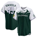 C.Rockies #49 Antonio Senzatela Player Green City Connect Home Game Hdoa Stitched Jerseys