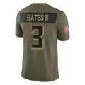 A.Falcons #3 Jessie Bates III Player Olive Salute To Service Limited Home Game Hdoa Stitched Jerseys