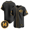 C.Reds ## Red Blank Player Black-Gold Vapor Premier Limited Home Hdoa Stitched Jerseys