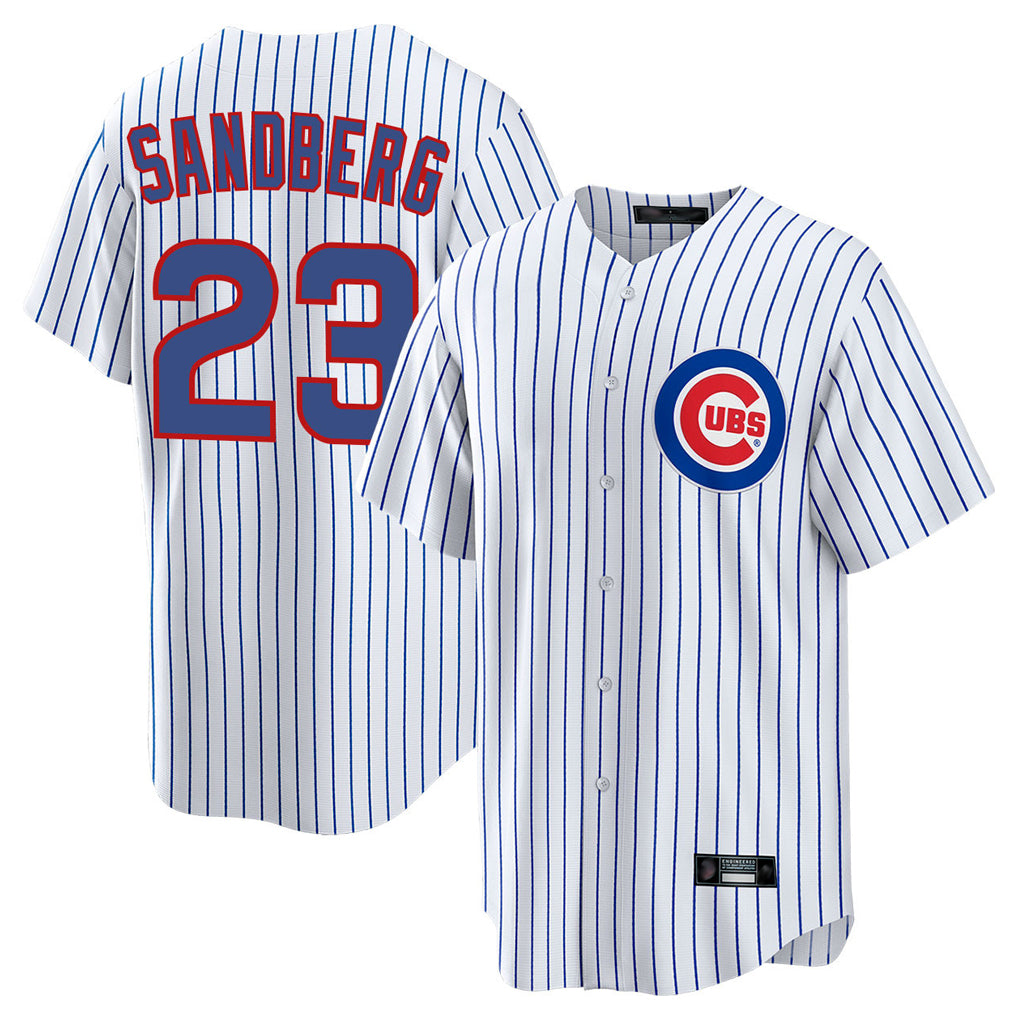 C.Cubs #23 Ryne Sandberg Player White Game Home Hdoa Stitched Jerseys