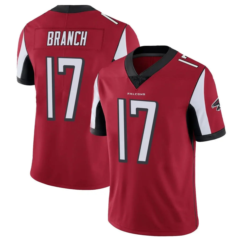 A.Falcons #17 Zachariah Branch Player Red Color Vapor Untouchable Limited Home Game Hdoa Stitched Jerseys