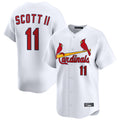 St. Louis Cardinals #11 Victor Scott II Player White Home Limited Hdoa Stitched Jerseys