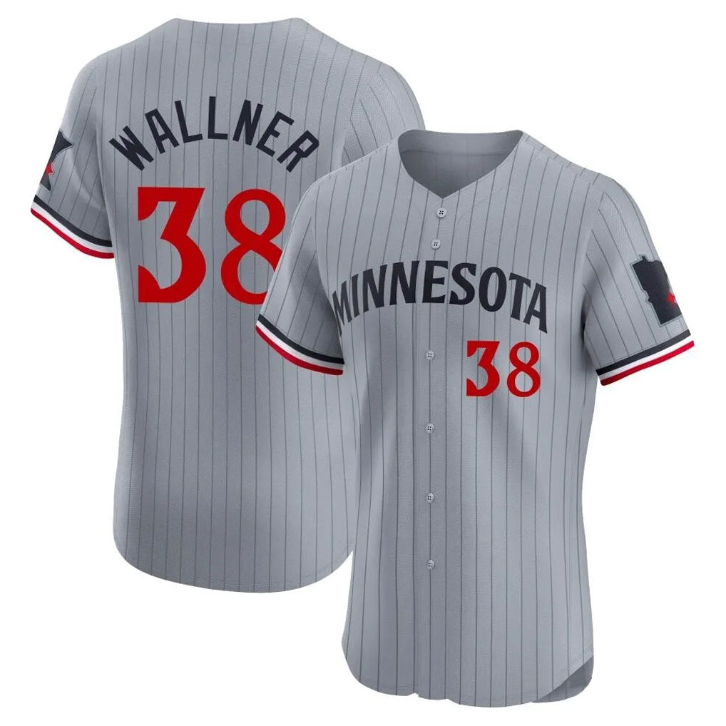 M.Twins #38 Matt Wallner Player Gray Home Limited Elite Hdoa Stitched Jerseys