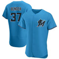 M.Marlins #37 Anthony Bender Player Blue Home Limited Elite Hdoa Stitched Jerseys