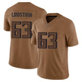 A.Falcons #63 Chris Lindstrom Player Brown Salute To Service Limited Hdoa Stitched Jerseys