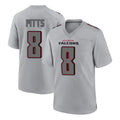 A.Falcons #8 Kyle Pitts Sr. Player Gray Fashion Home Game Hdoa Stitched Jerseys
