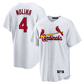 St. Louis Cardinals #4 Yadier Molina Player White Home Game Hdoa Stitched Jerseys