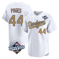 LA.Dodgers #44 Andy Pages Player Gold World Series Collection Limited Home Hdoa Stitched Jerseys