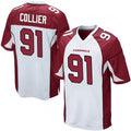 A.Cardinals #91 L.J. Collier Player White Game Hdoa Stitched Jerseys