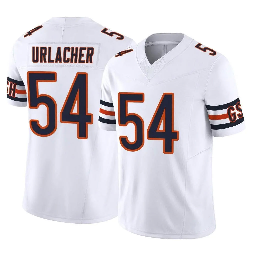 C.Bears #54 Brian Urlacher Player White Vapor F.U.S.E. Limited Home Game Hdoa Stitched Jerseys