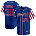 P.Pirates #30 Paul Skenes Player Royal 2025 Independence Day Vapor Premier Limited Hdoa Stitched Jerseys