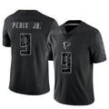 A.Falcons #9 Michael Penix Jr. Player Black RFLCTV Limited Hdoa Stitched Jerseys