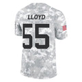 C.Panthers #55 Devin Lloyd Player Arctic Camo Salute to Service Limited Game Hdoa Stitched Jerseys