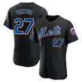 NY.Mets #27 Mark Vientos Player Black Replica Home Limited Elite Hdoa Stitched Jerseys