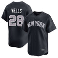 NY.Yankees #28 Austin Wells Player Navy Limited Home Hdoa Stitched Jerseys