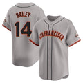 SF.Giants #14 Patrick Bailey Player Gray Home Limited Hdoa Stitched Jerseys