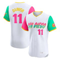 S.Diego Padres #11 Yu Darvish Player White City Connect Home Limited Elite Hdoa Stitched Jerseys