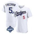 LA.Dodgers #5 Freddie Freeman Player Gold White World Series Meet 2026 Collection Stadium Limited Elite Hdoa Stitched Jerseys