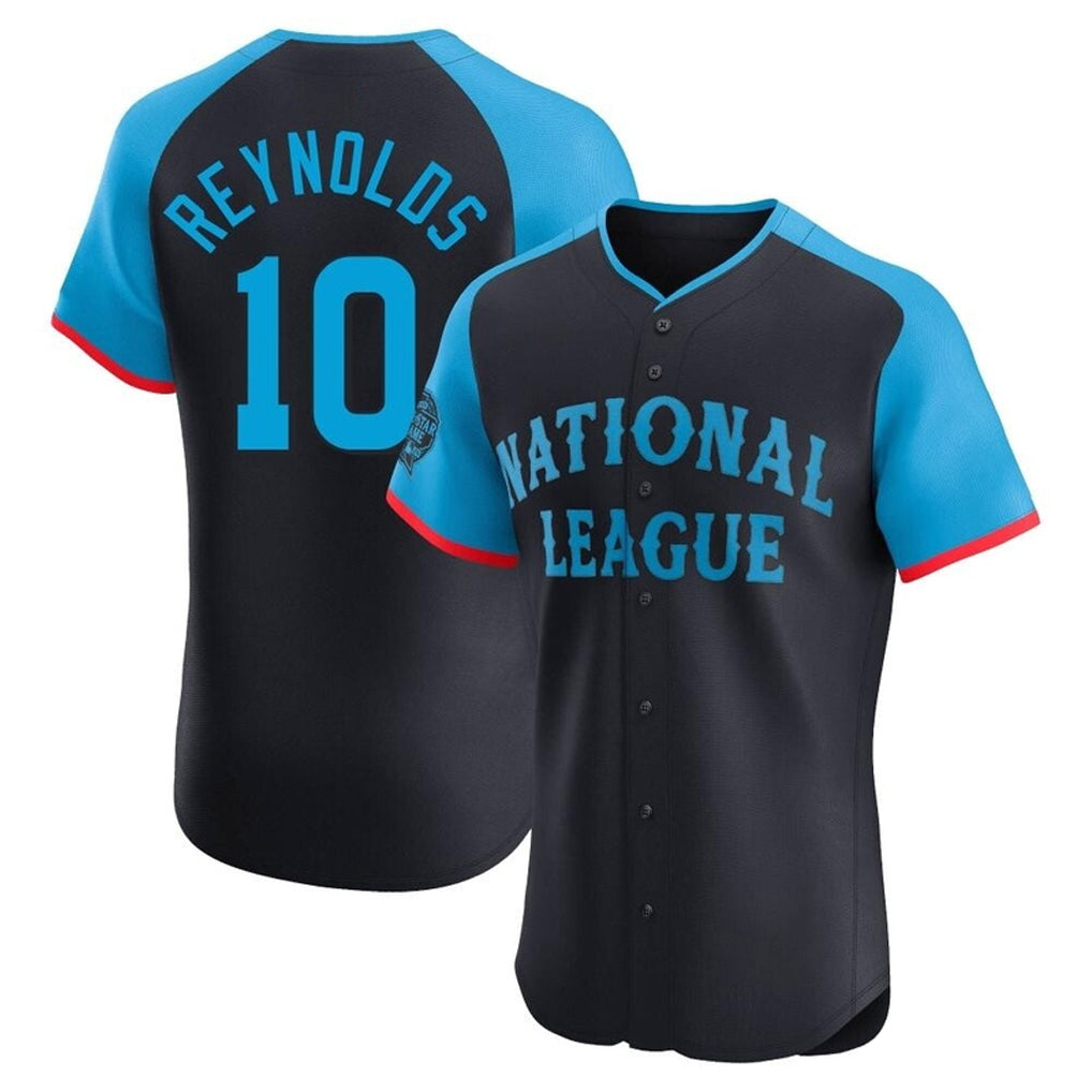 P.Pirates #10 Bryan Reynolds Player Navy National League All-Star Home Limited Elite Hdoa Stitched Jerseys