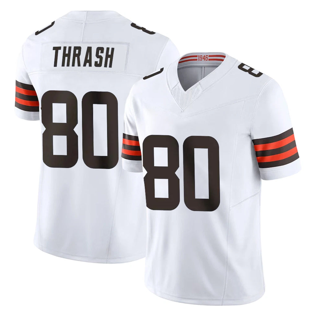 C.Browns #80 Jamari Thrash Player White Vapor F.U.S.E. Limited Home Game Hdoa Stitched Jerseys