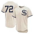 C.White Sox #72 Carlton Fisk Player Cream Field of Dreams Limited Elite Home Hdoa Stitched Jerseys