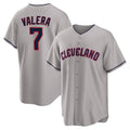 C.Guardians #7 George Valera Player Gray Game Home Hdoa Stitched Jerseys