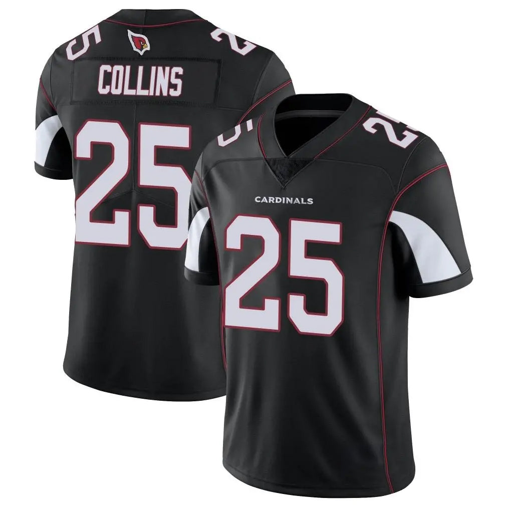 A.Cardinals #25 Zaven Collins Player Black Vapor Limited Home Game Hdoa Stitched Jerseys