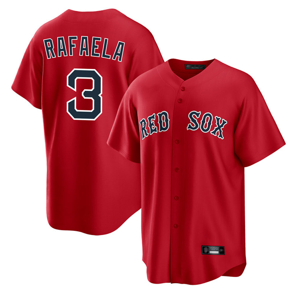 B.Red Sox #3 Ceddanne Rafaela Player Red Home Game Hdoa Stitched Jerseys