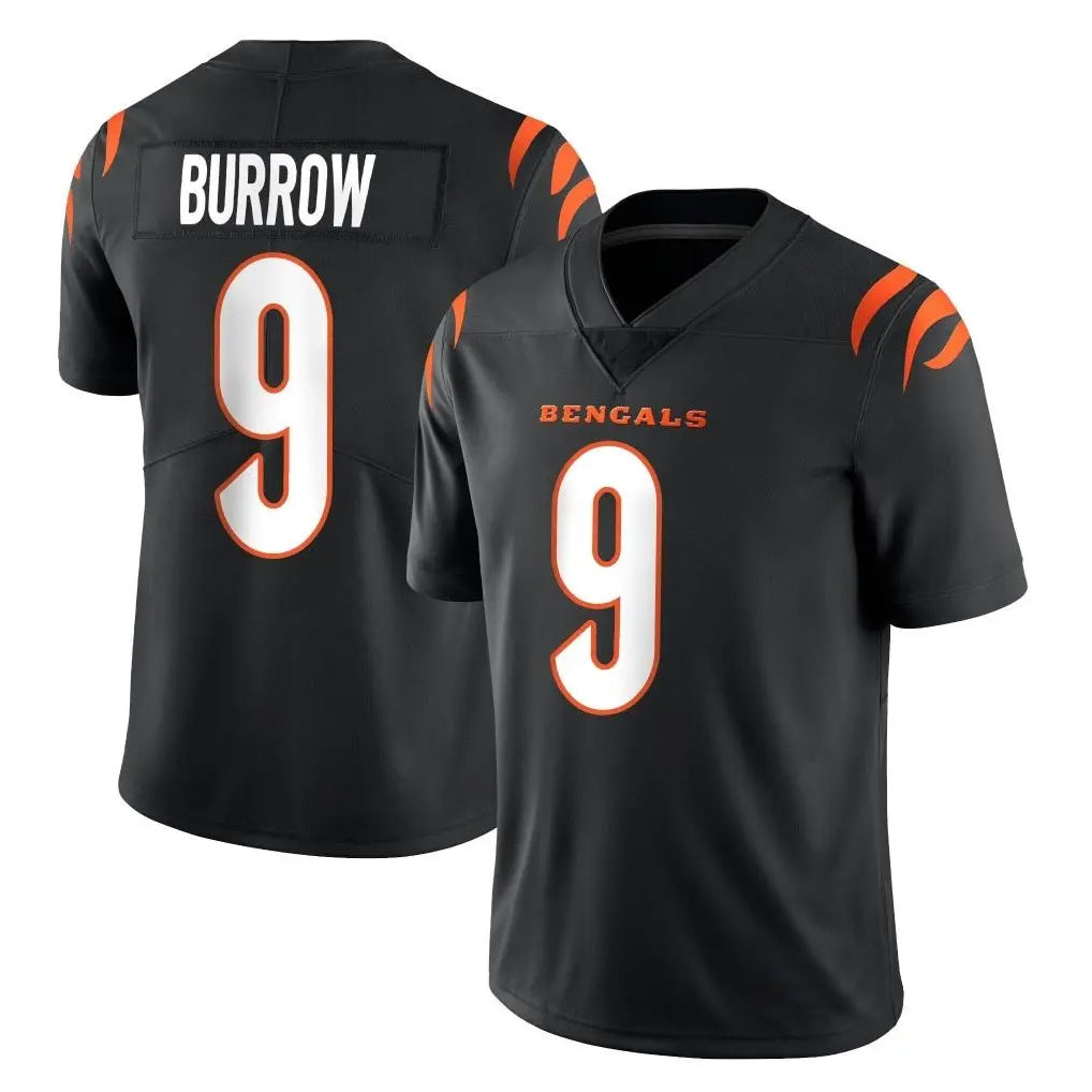 C.Bengals #9 Joe Burrow Player Black Vapor Untouchable Limited Home Game Hdoa Stitched Jerseys